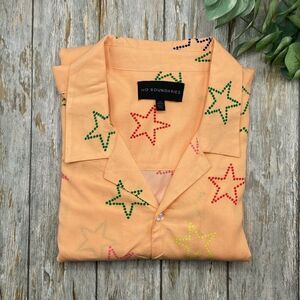 Men’s Button Front Lightweight Resort Shirt Size 2XL